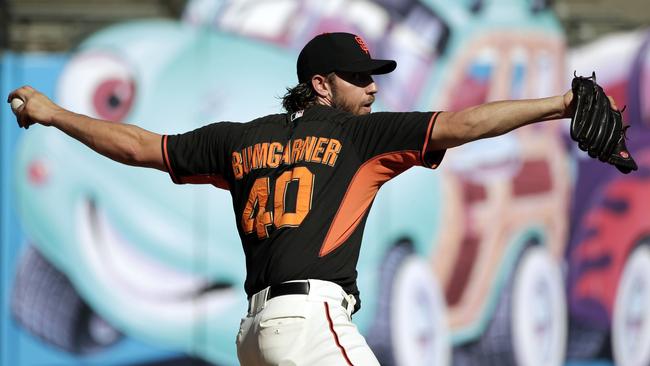 San Francisco Giants starting pitcher Madison Bumgarner.