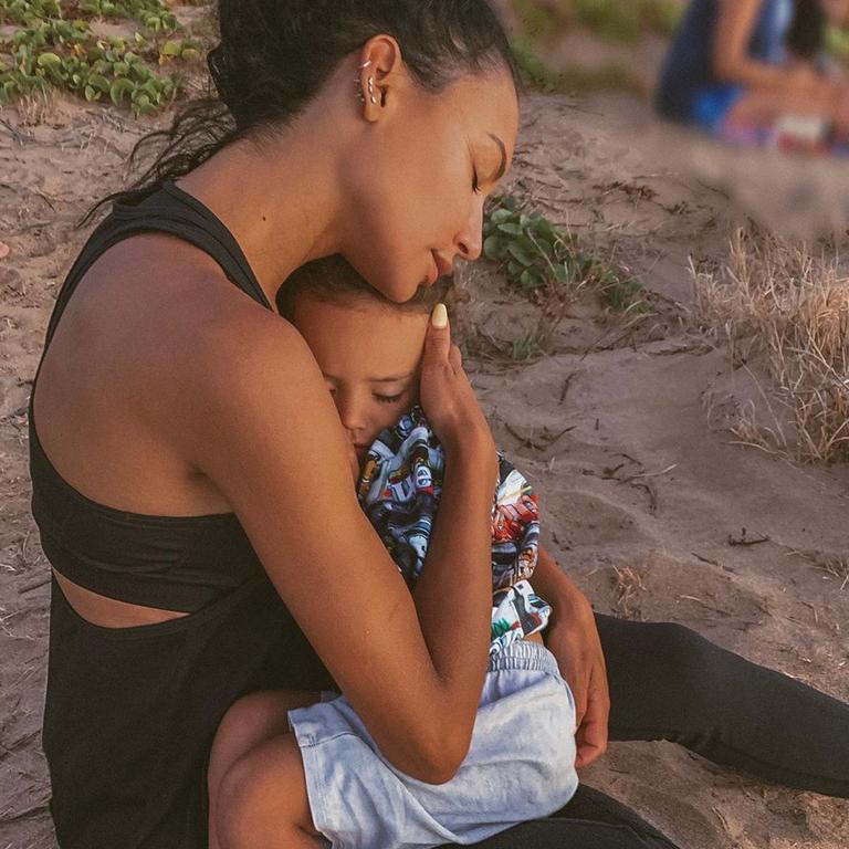 Naya Rivera and son Josey. Picture: Instagram