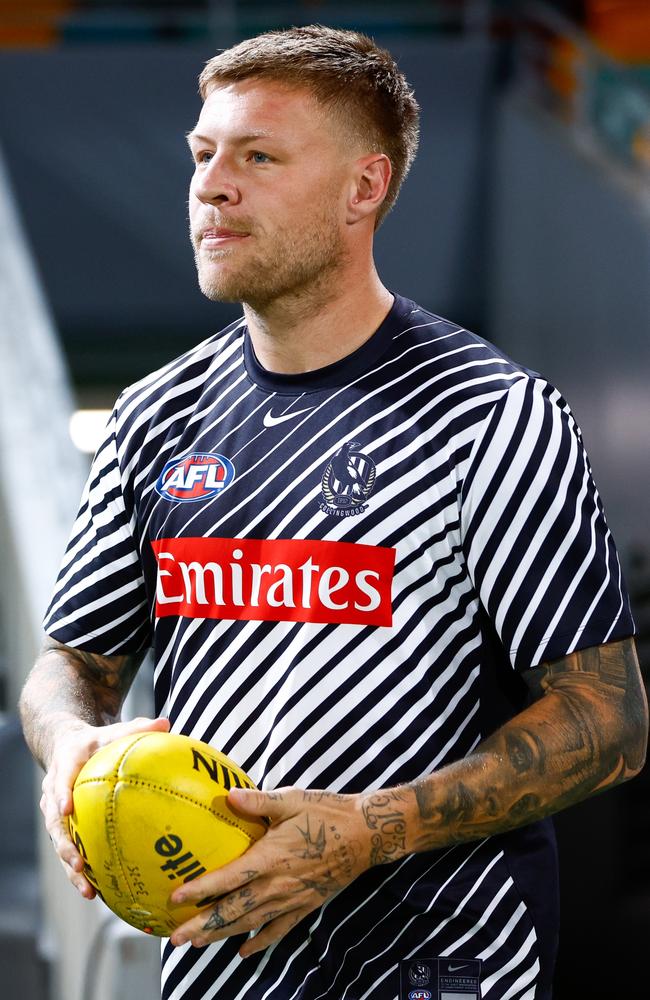 We haven’t seen the best of Jordan De Goey in 2025. Picture: Russell Freeman/AFL Photos via Getty Images
