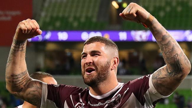 Joel Thompson wants to remain at the Sea Eagles. Picture: Kelly Defina