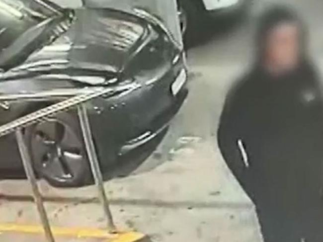 CCTV footage captured the alleged thieves near the car.