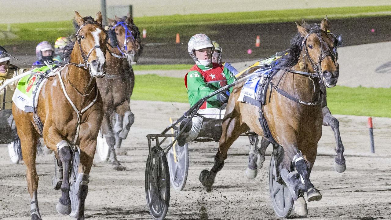 Supplied Editorial Just Believe, Bill Collins Trotters Sprint (Group 1), driver Greg
 Sugars, October 10, 2022, Tabcorp Park Melton. Picture: Stuart McCormick
