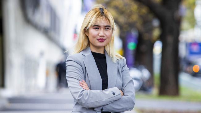 Chinese students increasingly have felt less welcome, says Council of International Students Australia national president Belle Lim. Aaron Francis/The Australian