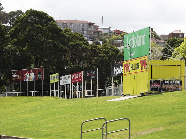 Brookvale Oval on Sydney’s northern beaches would have been bulldozed and rebuilt. Picture: Matt King