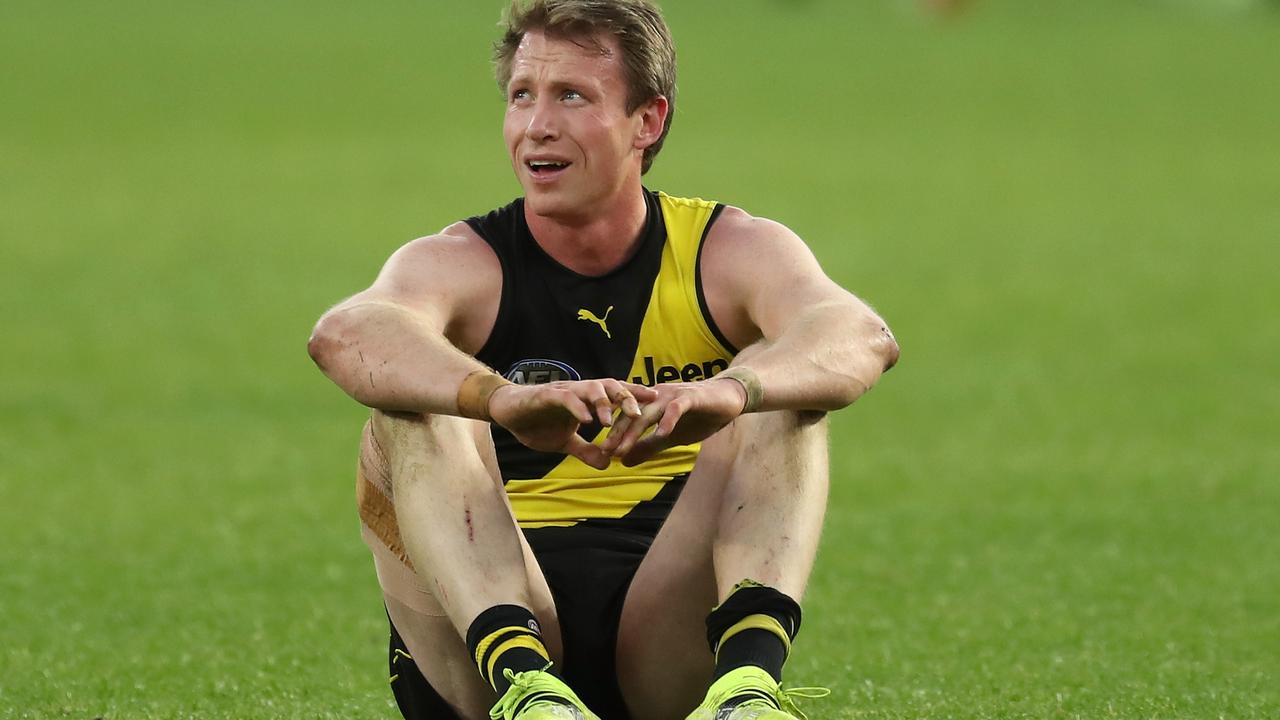 Key Richmond defenders such as Dylan Grimes started to show some uncharacteristic vulnerabilities down back at the start of the 2021 season.