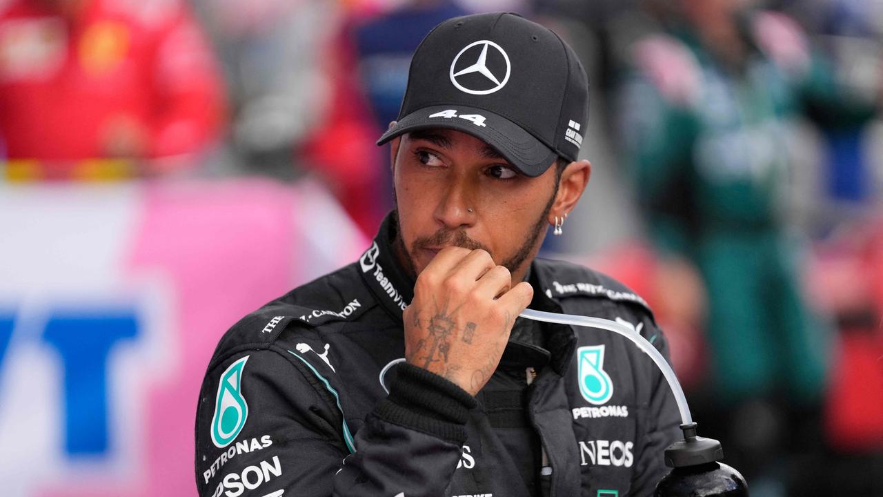 Lewis Hamilton has bemoaned a lack of upgrades from his Mercedes garage.