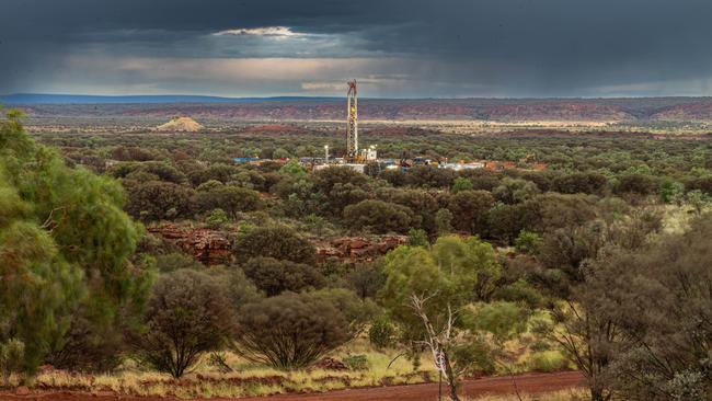 Central Petroleum’s Mereenie well in the Amadeus Basin. Picture:Supplied by Central Petroleum