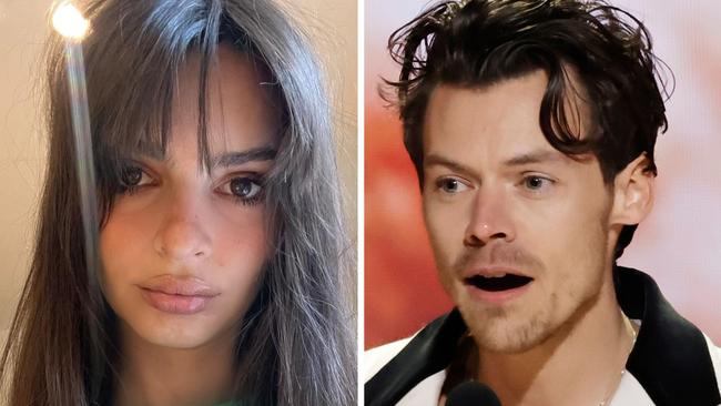 Emily Ratajkowski finally addresses viral video of her kissing Harry Styles.