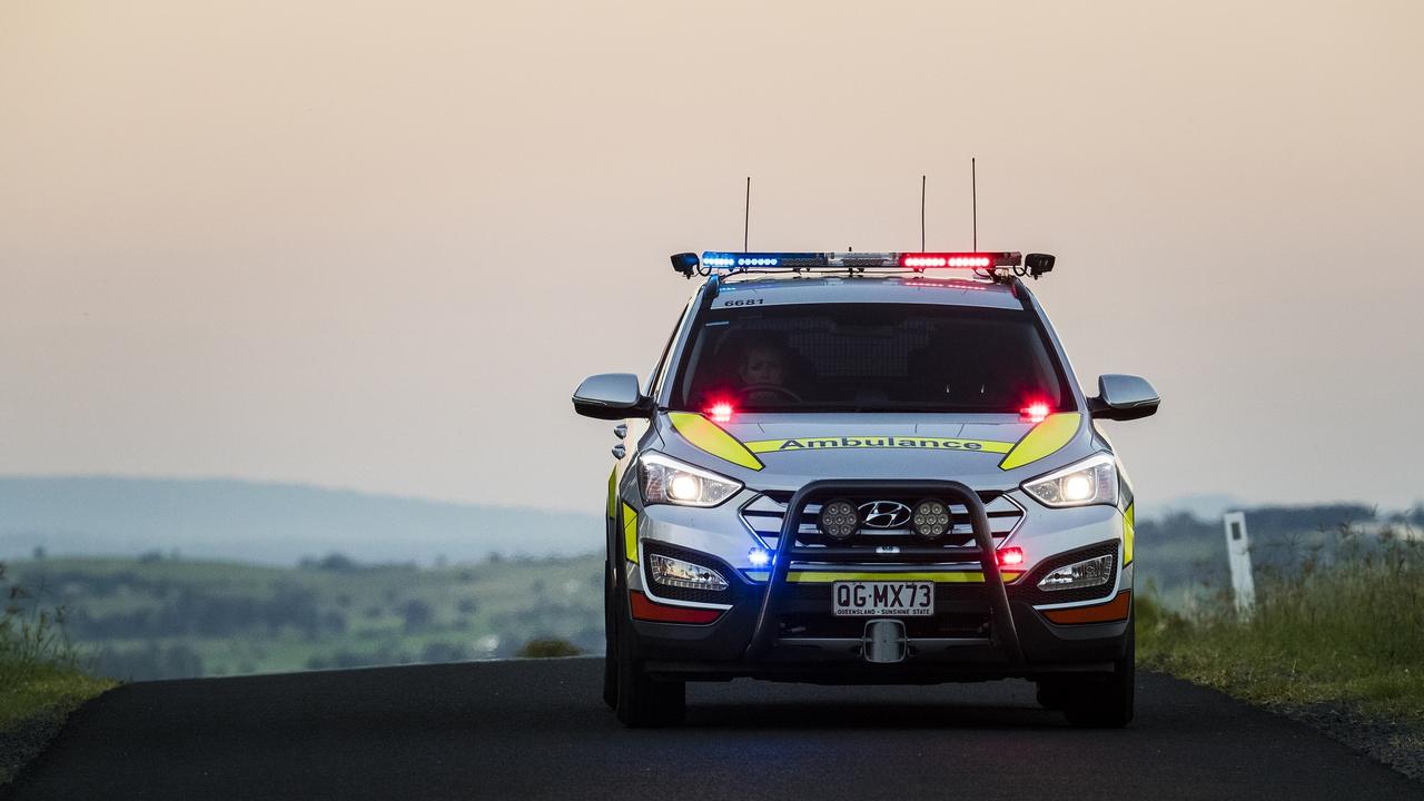 Paramedics transported a young girl to the Toowoomba Hospital.