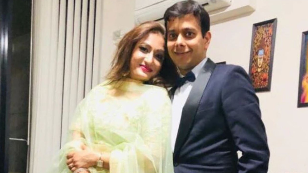 Amit Sharma with wife Nikita Patel Sharma. Picture: Facebook