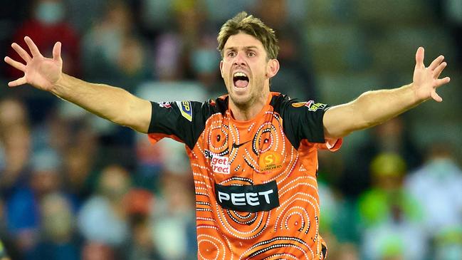 Mitchell Marsh of the Scorchers. Photo by Brett Hemmings/Getty Images