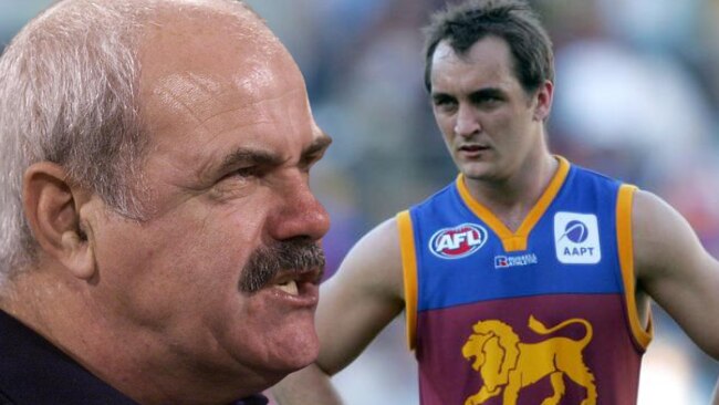 Jason Akermanis says then-Brisbane coach Leigh Matthews was, in 2000, fuming when gun forward Daniel Bradshaw chose family over footy.