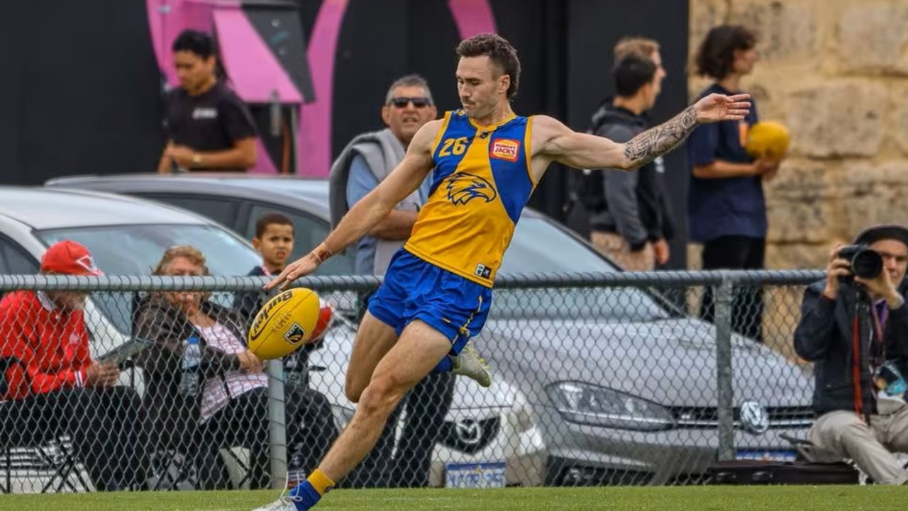 Zane Trew was part of an Eagles reserves team embarrassed in the WAFL on Saturday.