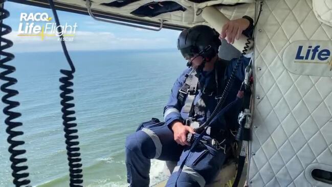 Watch: Chopper joins search for missing woman