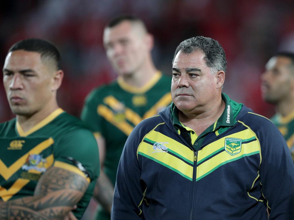 Mel Meninga and the Kangaroos may be forced to miss the World Cup. Picture: AAP Image/David Rowland