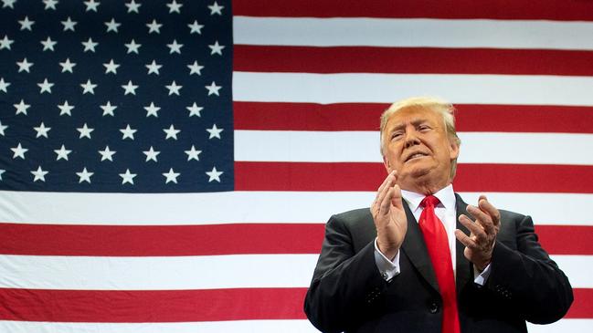 US President Donald Trump attends a campaign rally in Florida this week.