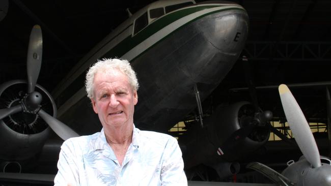 Retired Connellan pilot David Fredricksen at the Central Australian Aviation Museum, Alice Springs. Picture: Gera Kazakov