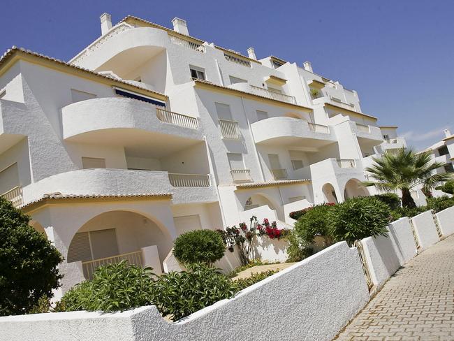 The apartment hotel building where Madeleine McCann disappeared.