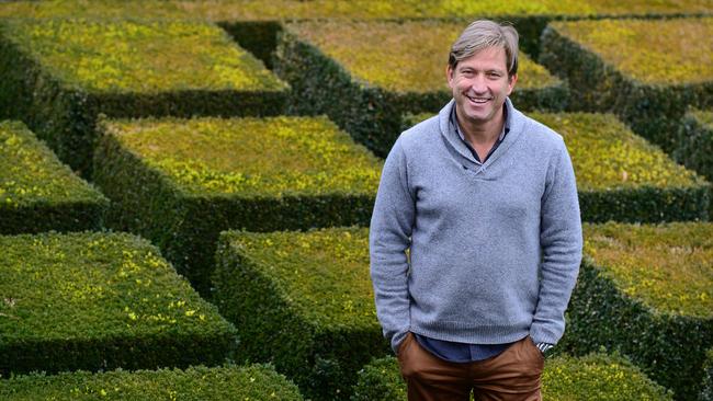 Legendary garden designer Paul Bangay at Stonefields, his beautiful Macedon Rangers property.