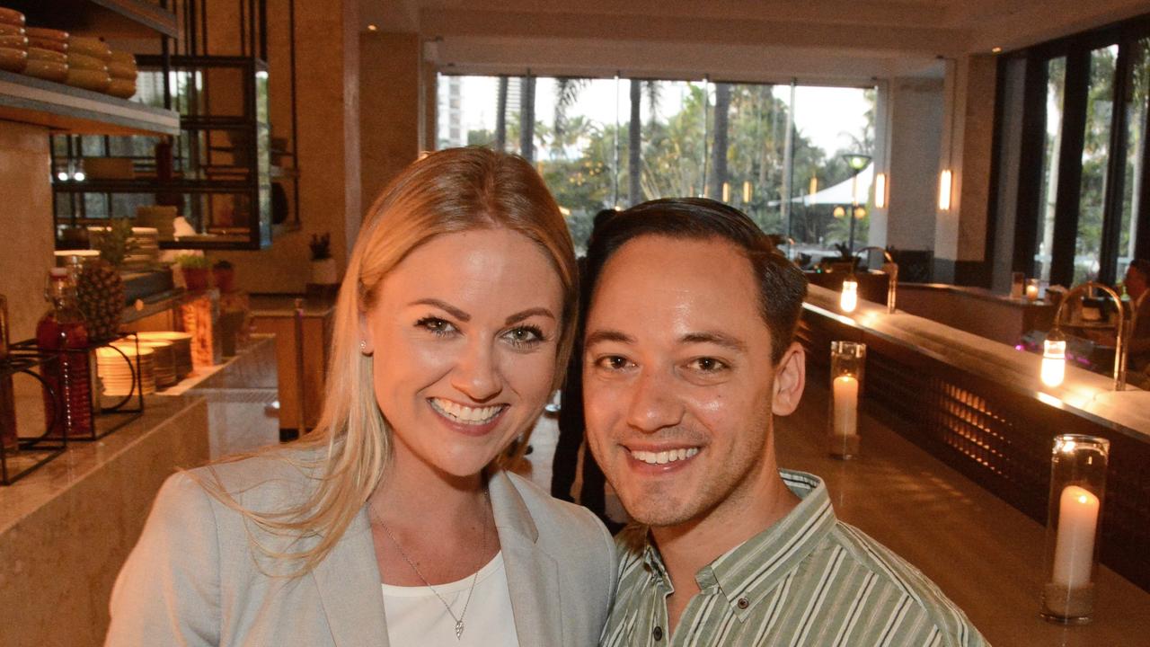 Bronwen Hemmings and Daniel Goldstein at Culinary Stars Showcase at Surfers Paradise Marriott Resort. Pic: Regina King