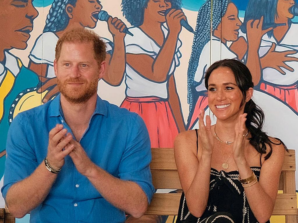 Harry and Meghan have just returned from their tour of Colombia. Picture: Andres Castilla/Colombian Vice-Presidency/AFP