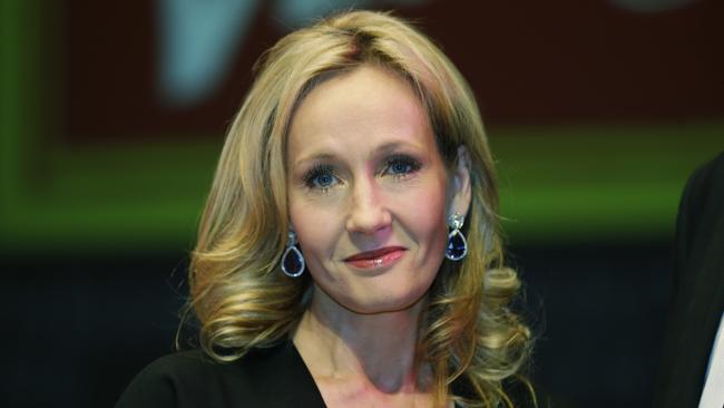 Putting fans straight ... Don’t even try to mess with J.K. Rowling’s plot lines. Picture: AP/Lefteris Pitarakis