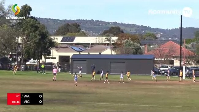 Replay: SSA U12 Australian Football - WA v VIC (Boys)