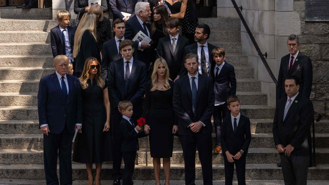 At Ivana Trump's Funeral, a Gold-Hued Coffin and the Secret