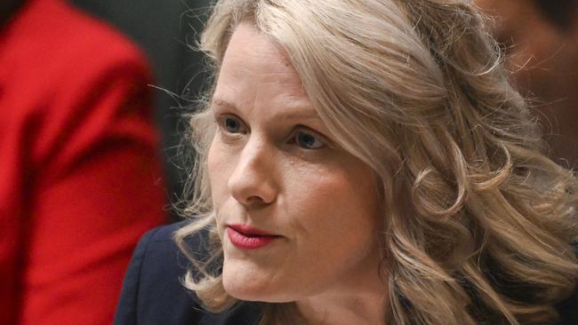 CANBERRA, AUSTRALIA - FEBRUARY 16: Minister for Home Affairs Clare O'Neil during Question Time at Parliament house in Canberra. Picture: NCA NewsWire / Martin Ollman
