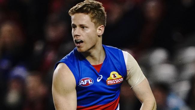 Lachie Hunter isn’t going anywhere, according to the Bulldogs. Picture: AAP Images