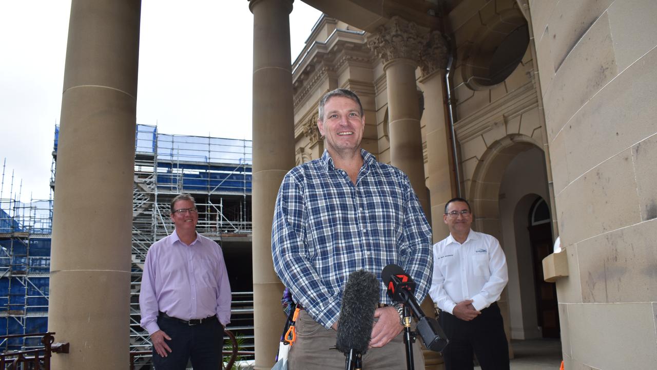 PROJECT MILESTONE: Constructions Project Manager Clinton Bloomfield explains how far Woollam Construction have progressed over the past year towards building the Rockhampton Museum of Art.