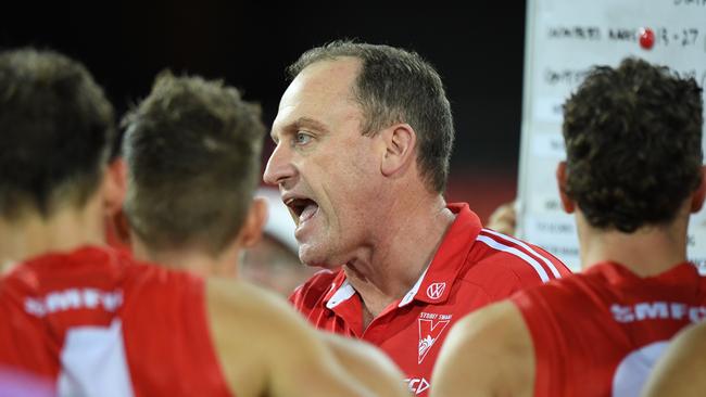 John Longmire is moulding a young team at Sydney with plenty of talent.