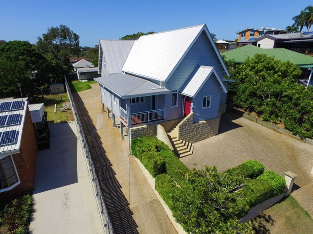 The chapel at 9 Williamson St which has been turned into a family home is on the market. Picture: Contributed