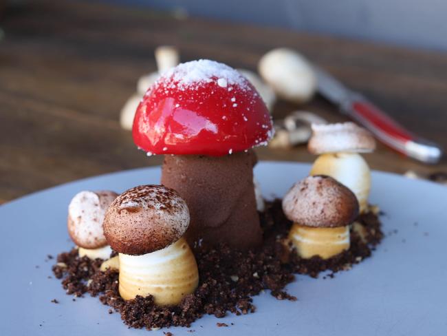 The Magic Caramel Mushroom dessert. Picture: Jenifer Jagielski