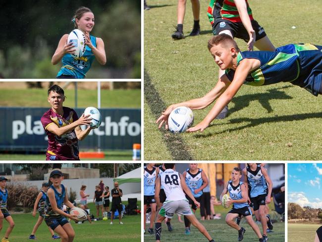 The young stars of the NSW Touch Football Junior State Cup Southern Conference. Pictures: Contributed