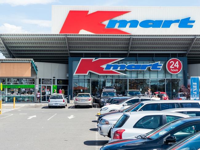 Melbourne, Australia - January 2, 2015: Kmart store in Burwood in suburban Melbourne. Kmart is a discount department store owned by Wesfarmers.