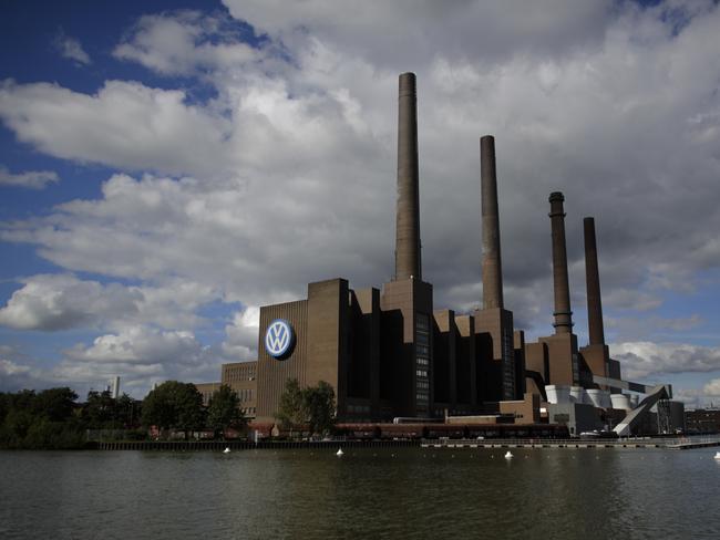 This photo taken on Sept. 29, 2015 shows the power plant of the Volkswagen factory in the city Wolfsburg, Germany. Thanks to Volkswagen, Wolfsburg boomed in West Germany’s postwar rebirth and today the town and the company are inseparable. (AP Photo/Markus Schreiber)