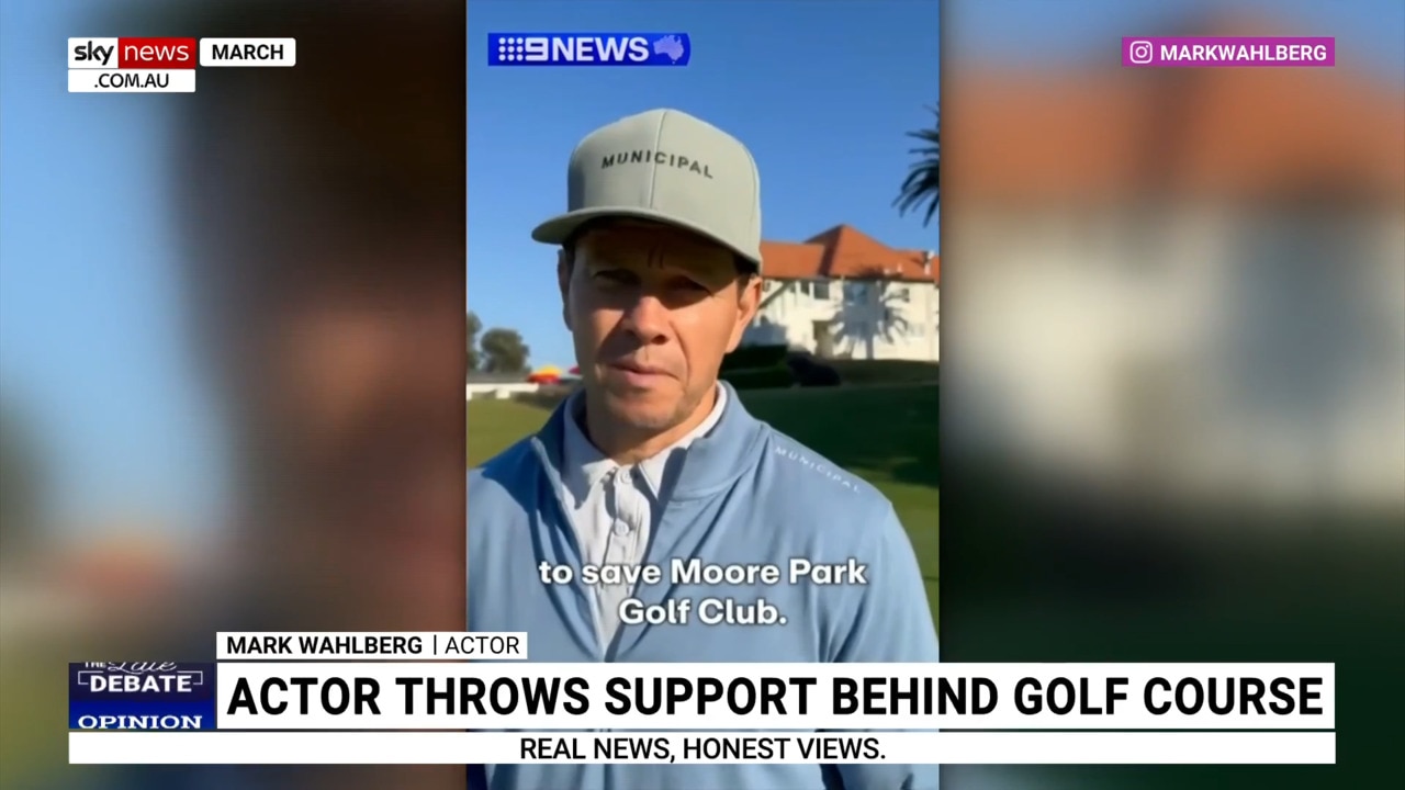 ‘Save Moore Park Gold Club’: Mark Wahlberg begs Australians to stand up