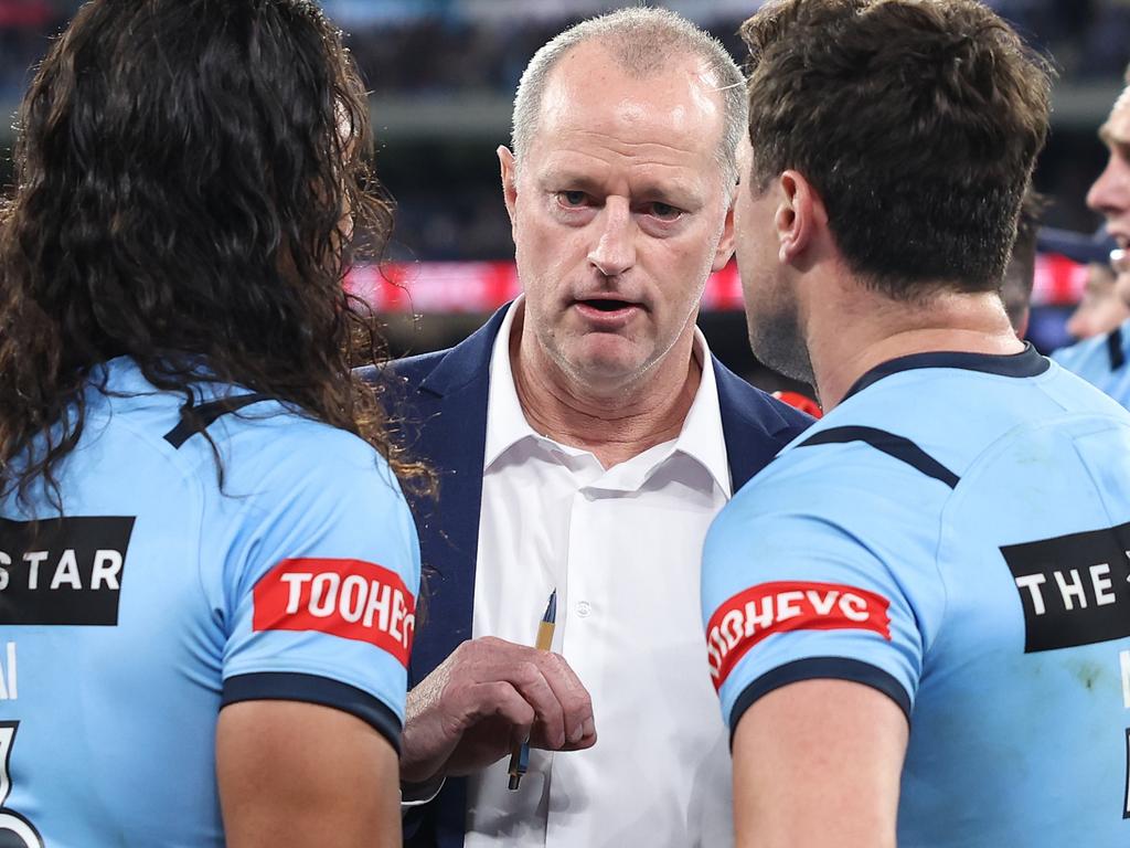 The question now is whether or not NSW Blues coach Michael Maguire will tinker with a winning formula. Picture: Cameron Spencer/Getty Images