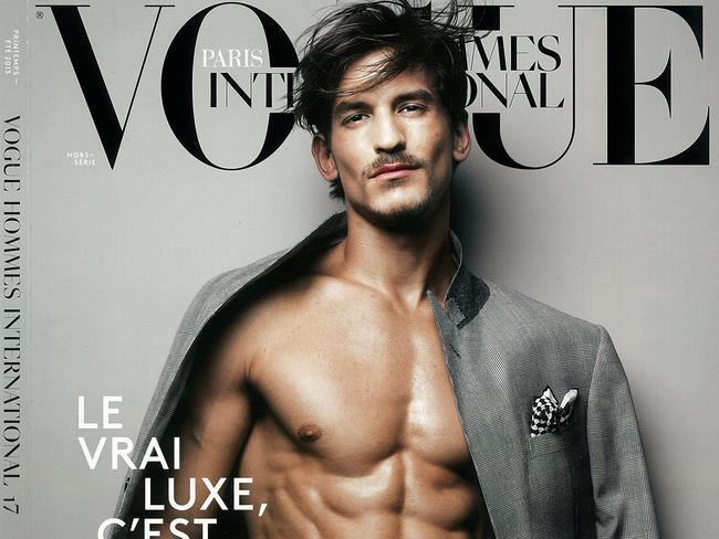 Scott is one of the few to have appeared on the cover of Vogue Hommes.