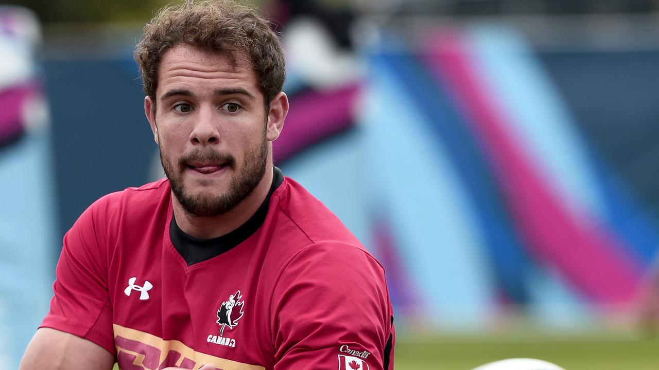 Canada's captain Tyler Ardron has made a big impression in Super Rugby. Picture: Damien Meyer/AFP