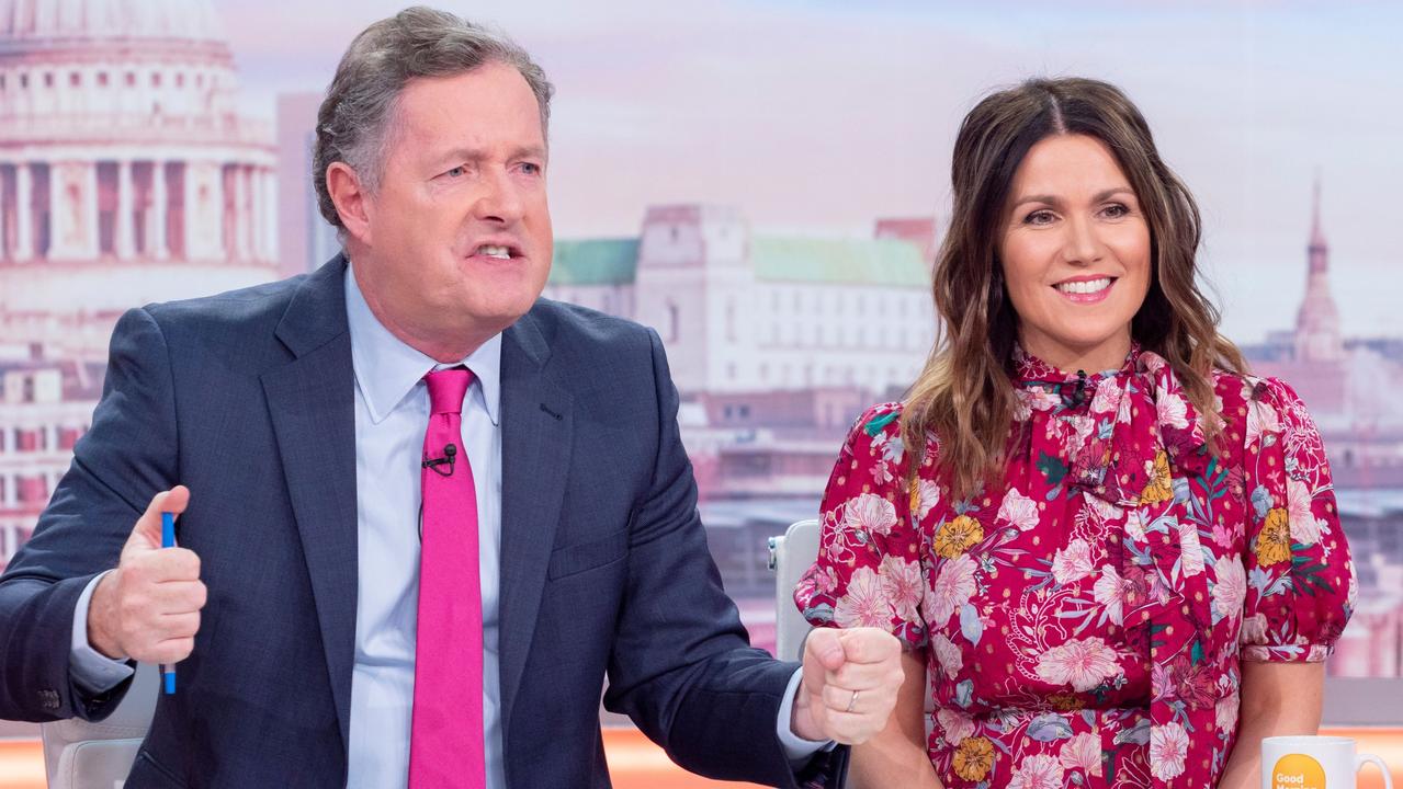 GMB hosts Piers Morgan and Susanna Reid. Picture: Ken McKay/ITV/Shutterstock