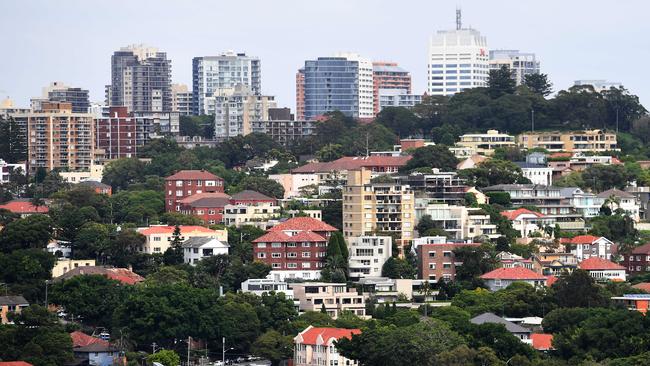 Images of residential properties in Sydney, Tuesday, March 21, 2017. Property prices in the eight capitals shot up 4.1 per cent in the December quarter, official ABS data revealed, pushing the median valuation past $650,000 for the first time.  (AAP Image/Dean Lewins) NO ARCHIVING