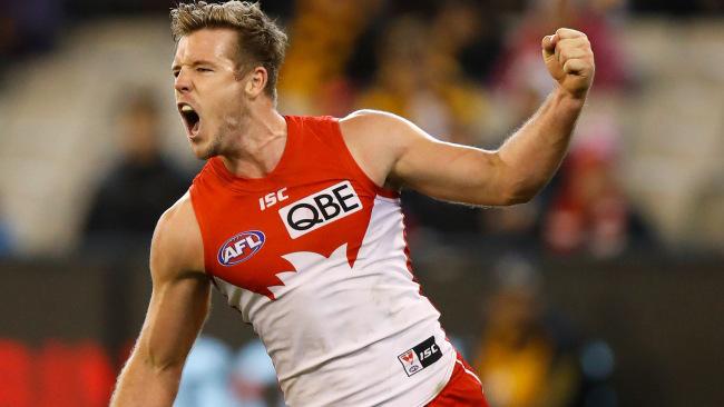 Luke Parker wants to stay at the Swans. Picture: Getty Images