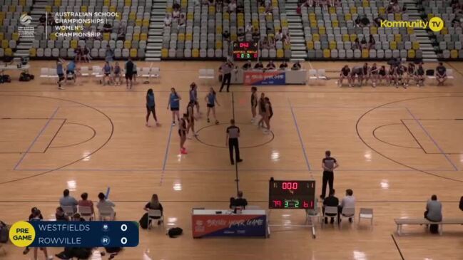 Replay: Westfields Sports v Rowville (Women's Champ Gold) - Basketball Australia Schools Championships Day 5