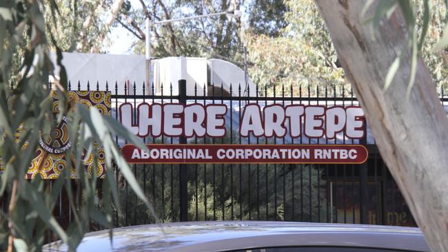 The Lhere Artepe Aboriginal Corporation office. Picture: Gera Kazakov