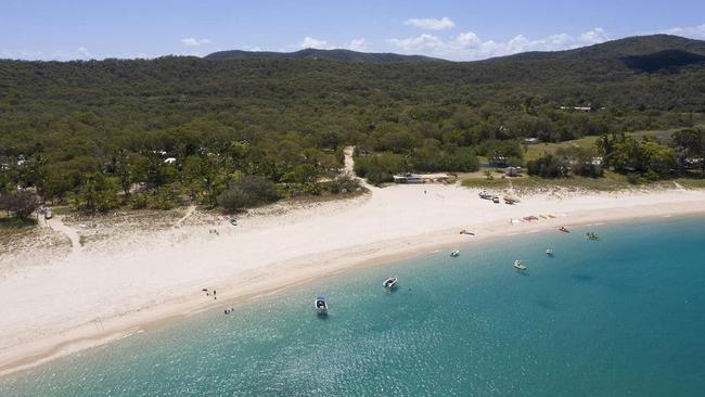 The property was located on Fisherman’s Beach at Great Keppel Island. Picture: Contributed