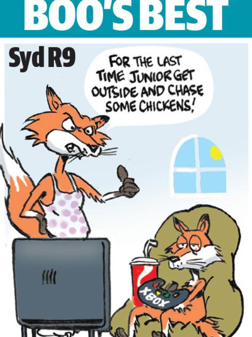 Boo Bailey's cartoon tip for Randwick.