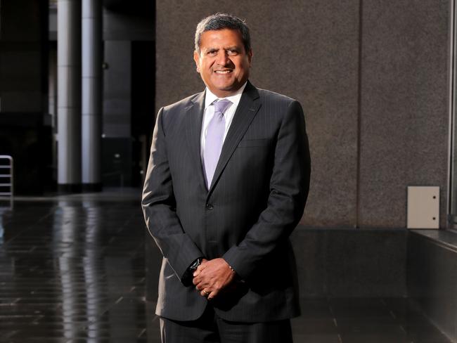 19/08/2019: Newcrest CEO Sandeep Biswas in Melbourne. Stuart McEvoy/The Australian.