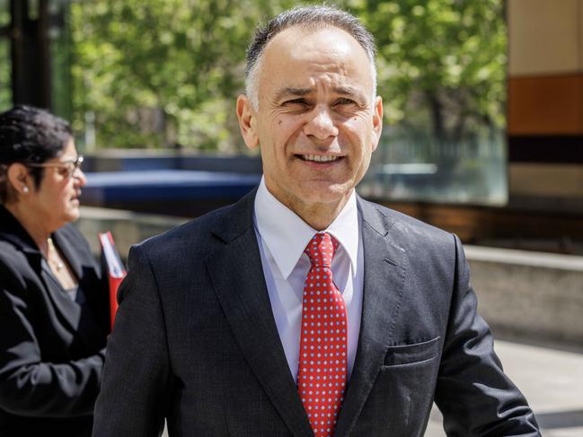 MELBOURNE, AUSTRALIA - NewsWire Photos - OCTOBER 2, 2024. Liberal Leader John Pesutto leaving Federal court during his  defamation battle  with Moira Deeming .  David Southwick MP is giving evidence on Wednesday.Picture: David Geraghty / NewsWire